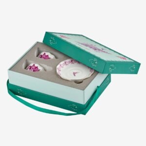 Pembe Porselen Kahve Fincan Seti 85 Ml Primavera Collection by Chiara Alessi