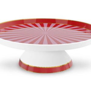 Pembe Porselen Kek Standı 24 Cm Love Birds Collection by Pip Studio