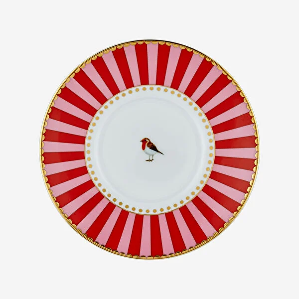 Kırmızı Porselen Kahve Fincanı 125 ml Love Birds Collection by Pip Studio - Görsel 6