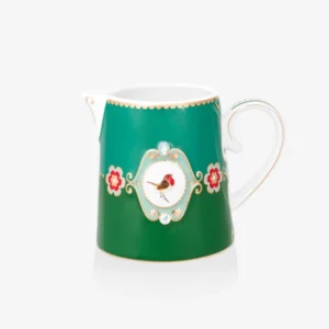 Yeşil Porselen Sütlük 270 Ml Love Birds Collection by Pip Studio
