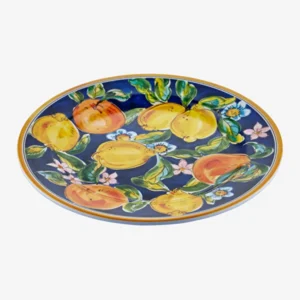 Mavi Melamin Yemek Tabağı 28 Cm Capri Collection by Chiara Alessi