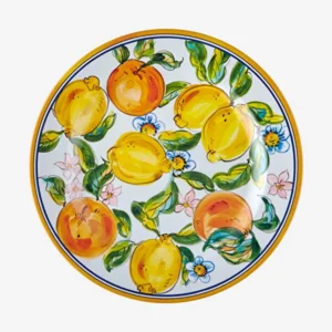 Beyaz Melamin Yemek Tabağı 28 Cm Capri Collection by Chiara Alessi