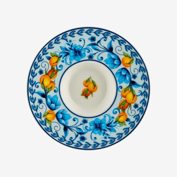 Mavi Porselen Kahve Fincan Seti 120 Ml Arancia Collection by Chiara Alessi - Görsel 9