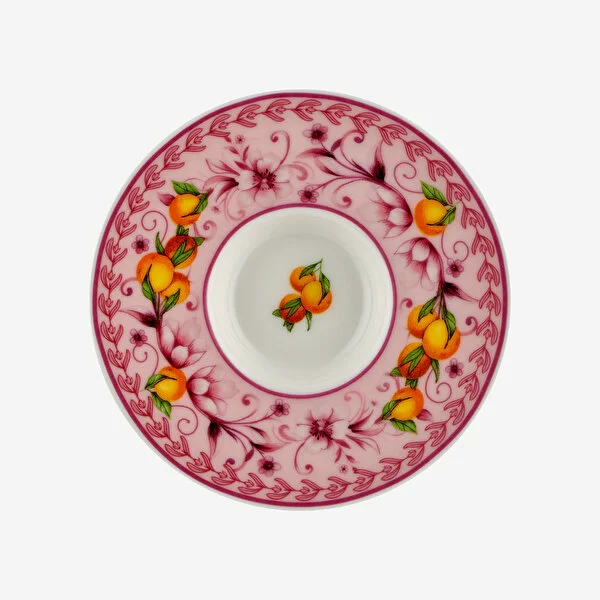 Pembe Porselen Kahve Fincan Seti 120 Ml Arancia Collection by Chiara Alessi - Görsel 11