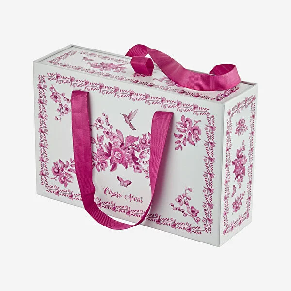 Pembe Porselen Kahve Fincan Seti 120 Ml Primavera Collection by Chiara Alessi - Görsel 12