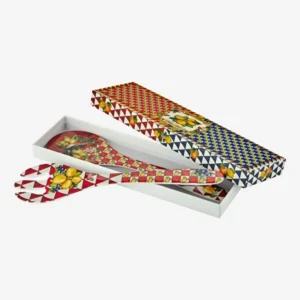 Kırmızı Melamin Servis Seti 28 Cm Capri Collection by Chiara Alessi